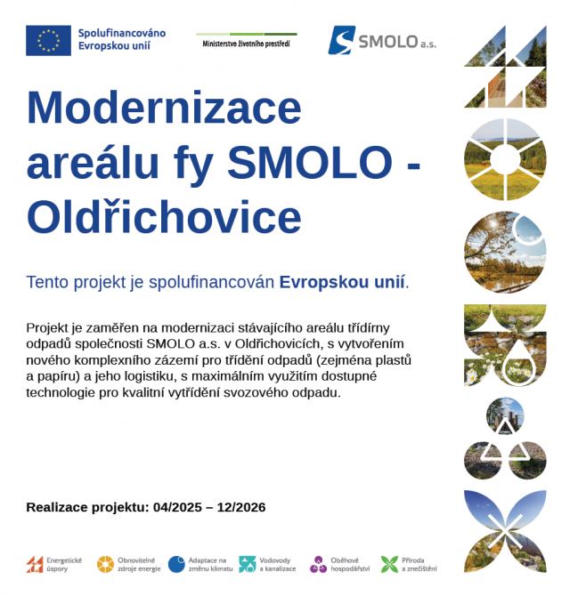 Modernizace areálu fy SMOLO - Oldřichovice